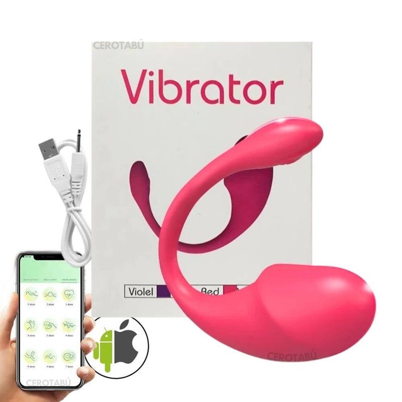 GENERICO - Huevo Vibrador Inalámbrico App Larga Distancia Recargable