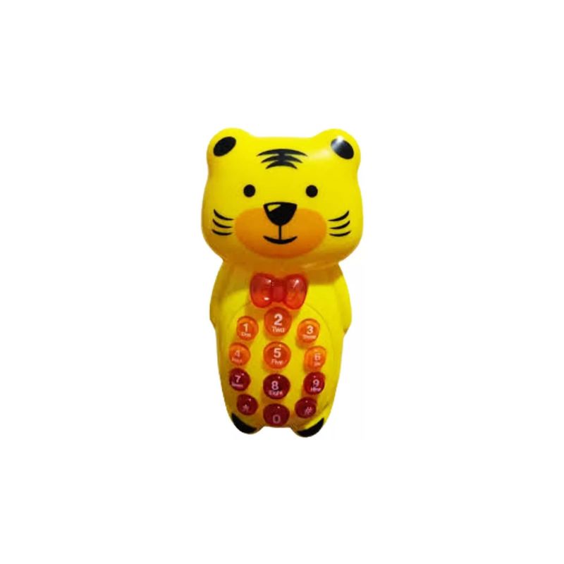MAZUGI - Celular Vaca Animalitos Juguete Sonidos Juego Tigre Bebes