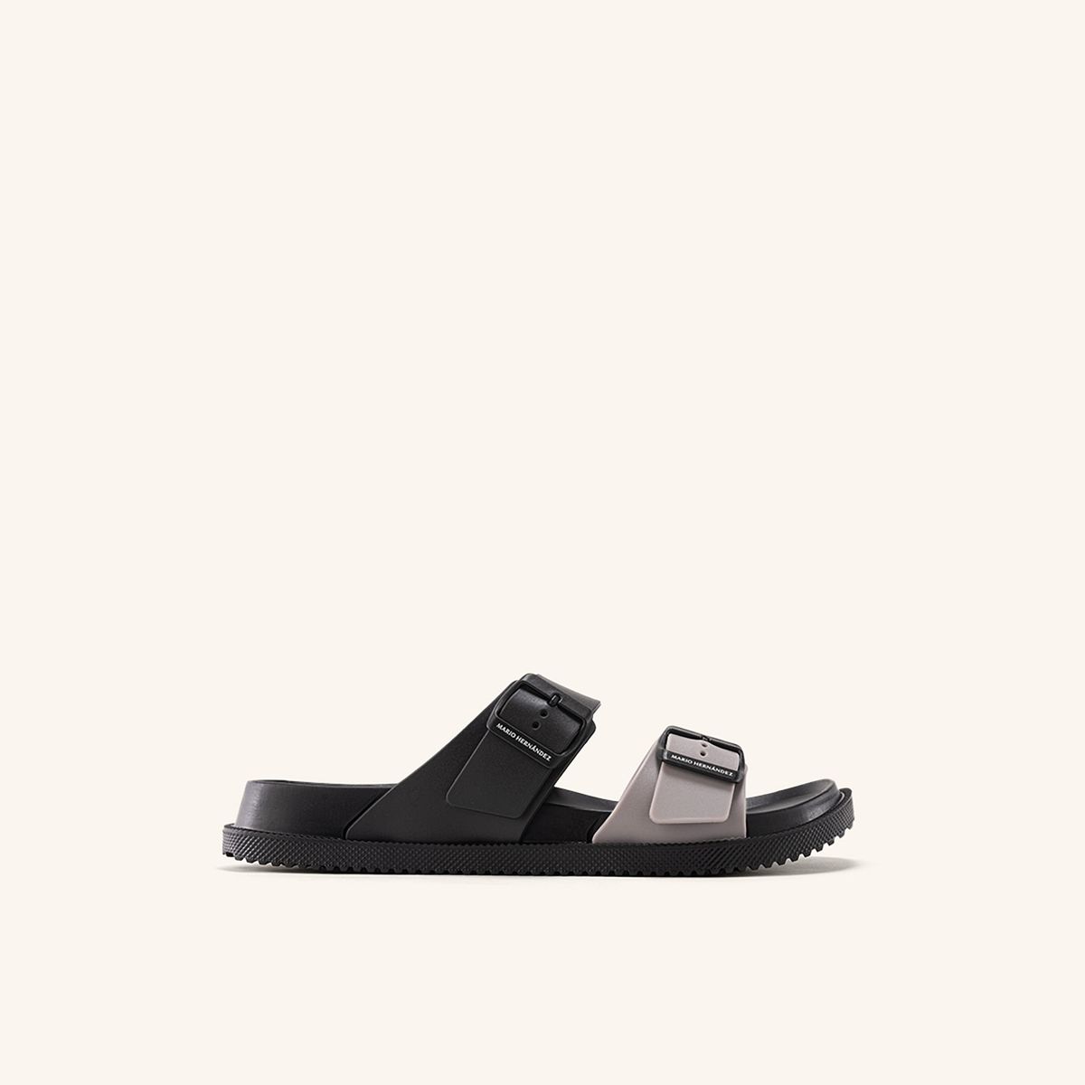 MARIO HERNANDEZ - Sandalia Riviera Negro Gris Beach