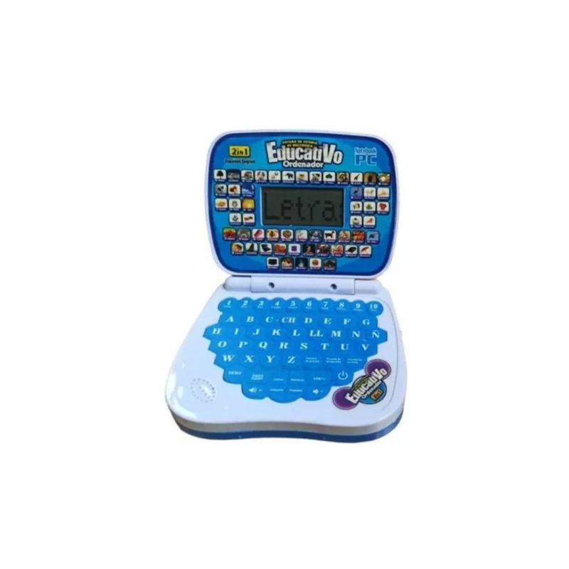 MAZUGI - Mini Computador Didáctico 2 En 1 Español E Ingles Números