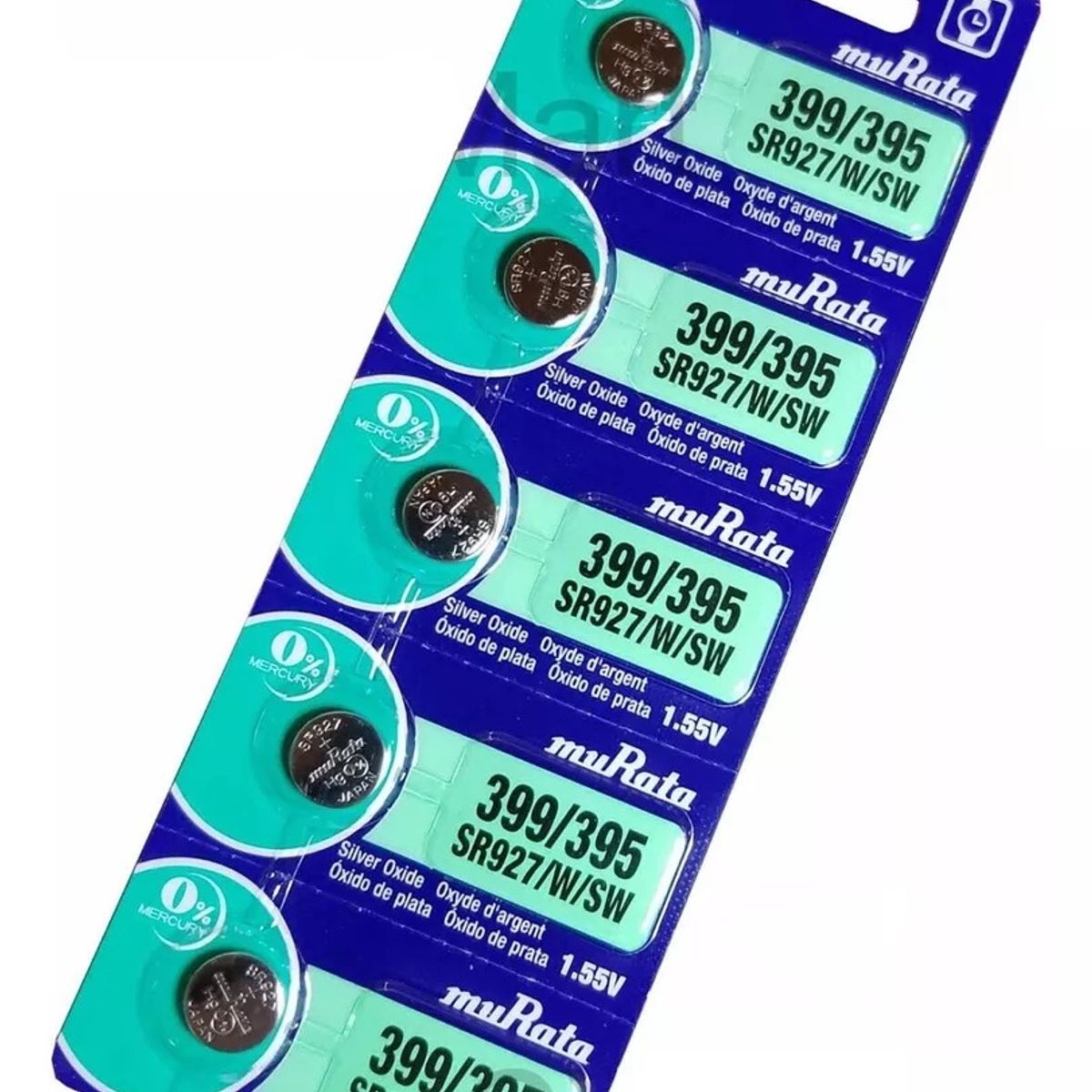 SONY - Pila Batería Murata 399/395 (sr927/w/sw) 1.55v Original X 5