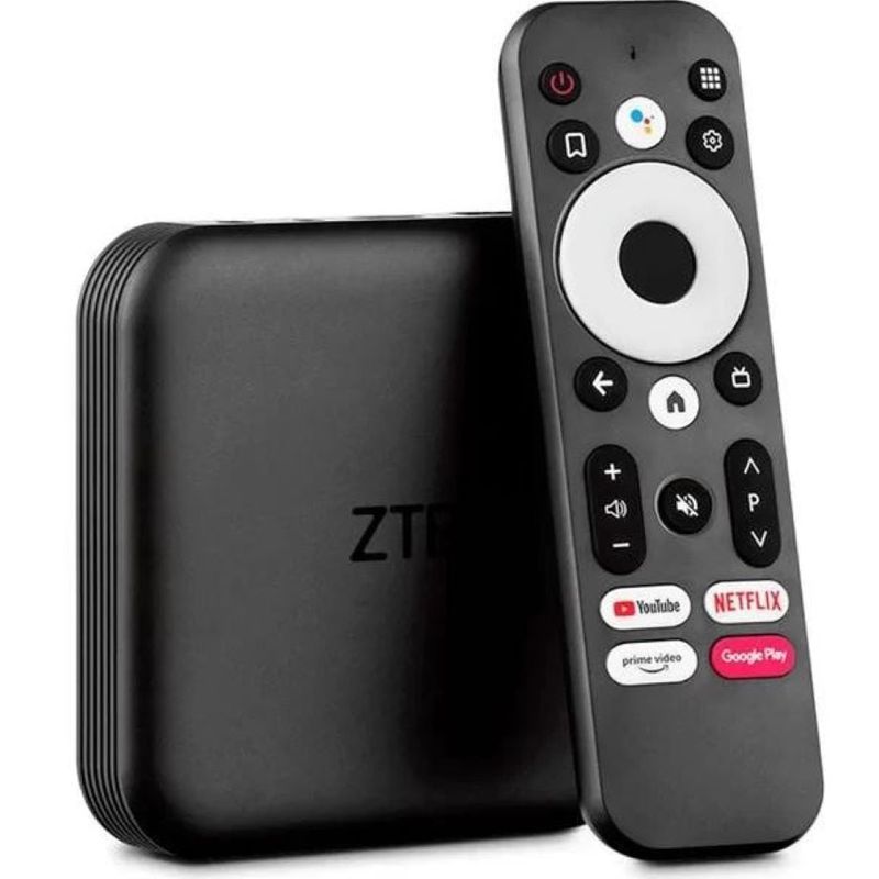 ZTE - Tv Box Reproductor Streaming 4K Android Tv + Bluetooth +Control De Voz