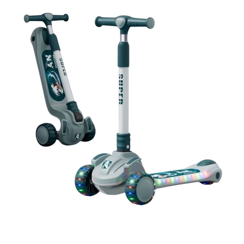 GENERICO - Monopatin Scooter 5 En 1 Paseador Musical Luces