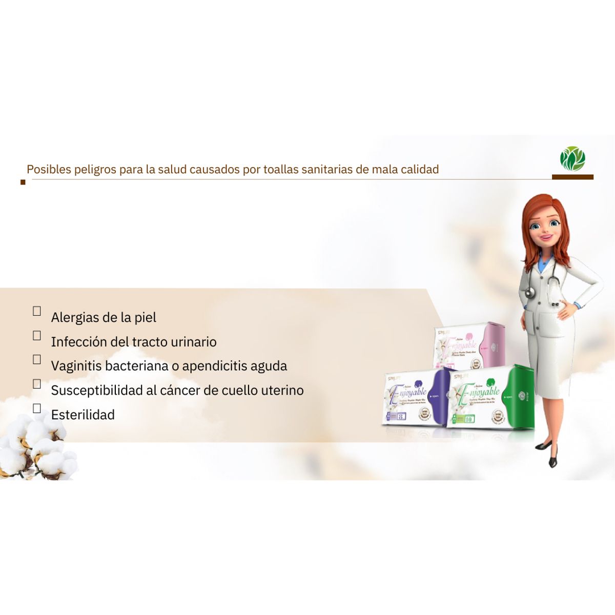 GENERICO - Toallas Higienicas ANION-ENJOYABLE SANITARY