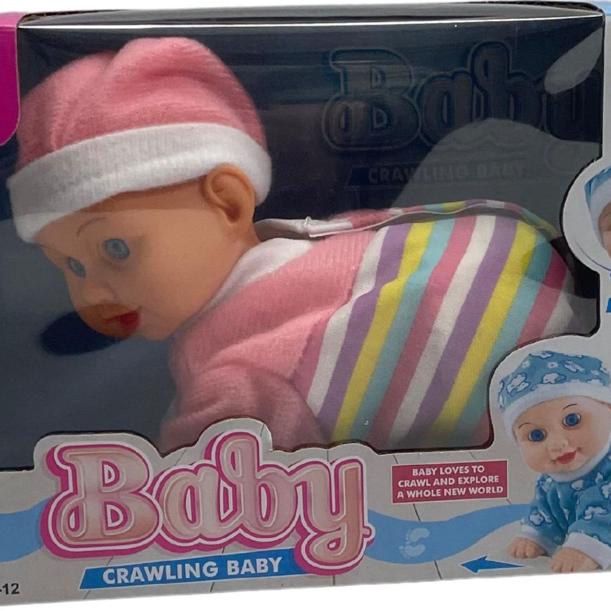 MAZUGI - Gateadores Bebes Muñecos Muñecas Juguete Niñas Gatear Baby