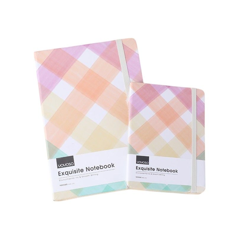 YOYOSO - CUADERNO TAPA DURA ARCOIRIS A6 - TRIANGULOS