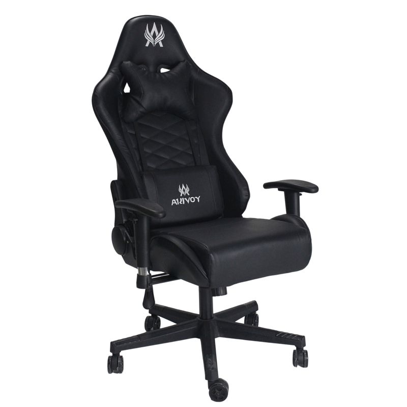 AKIVOY - Silla Gamer Nova Reclinable Giratoria Color Negro