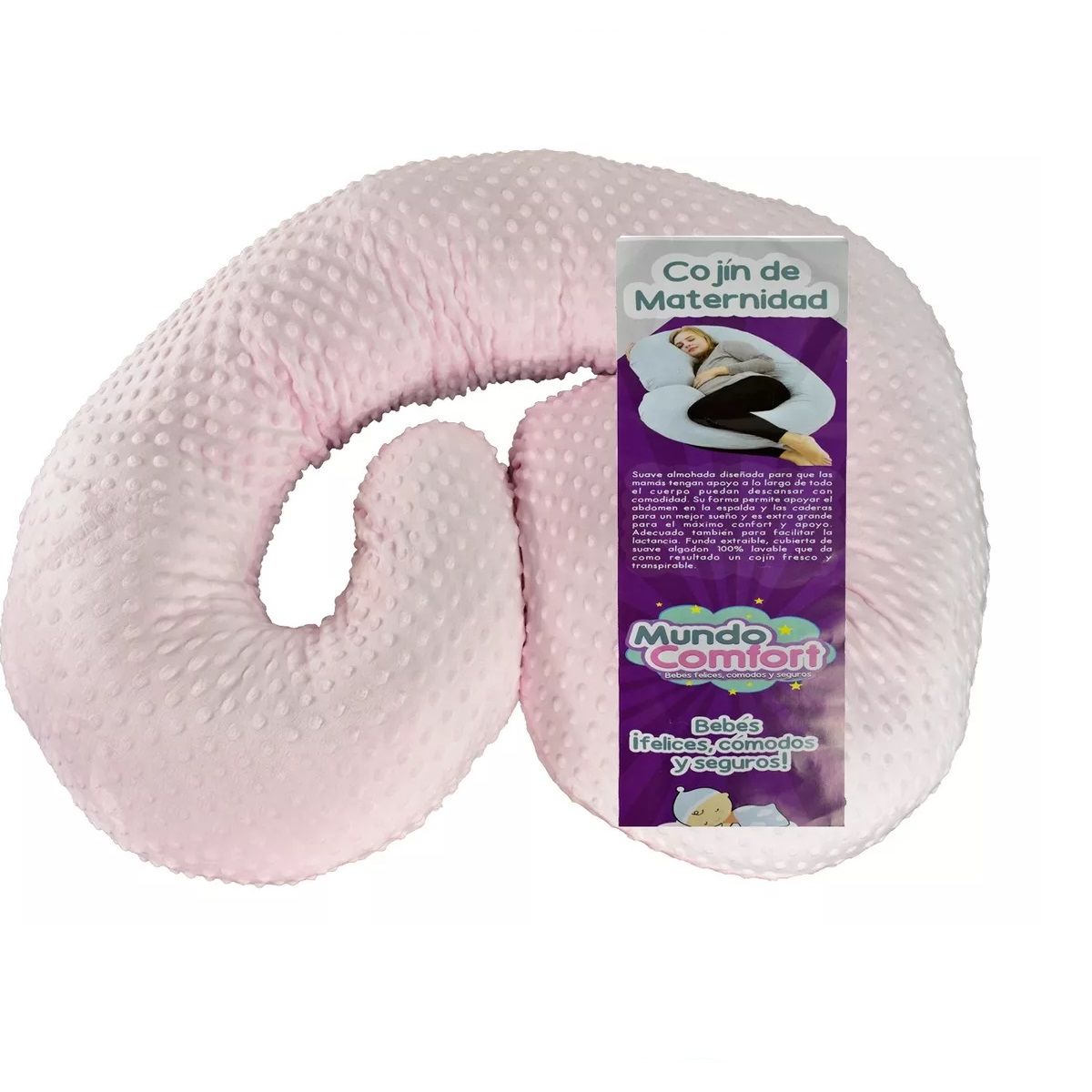 MUNDO BEBE - Almohada  cojín materna  para embarazo