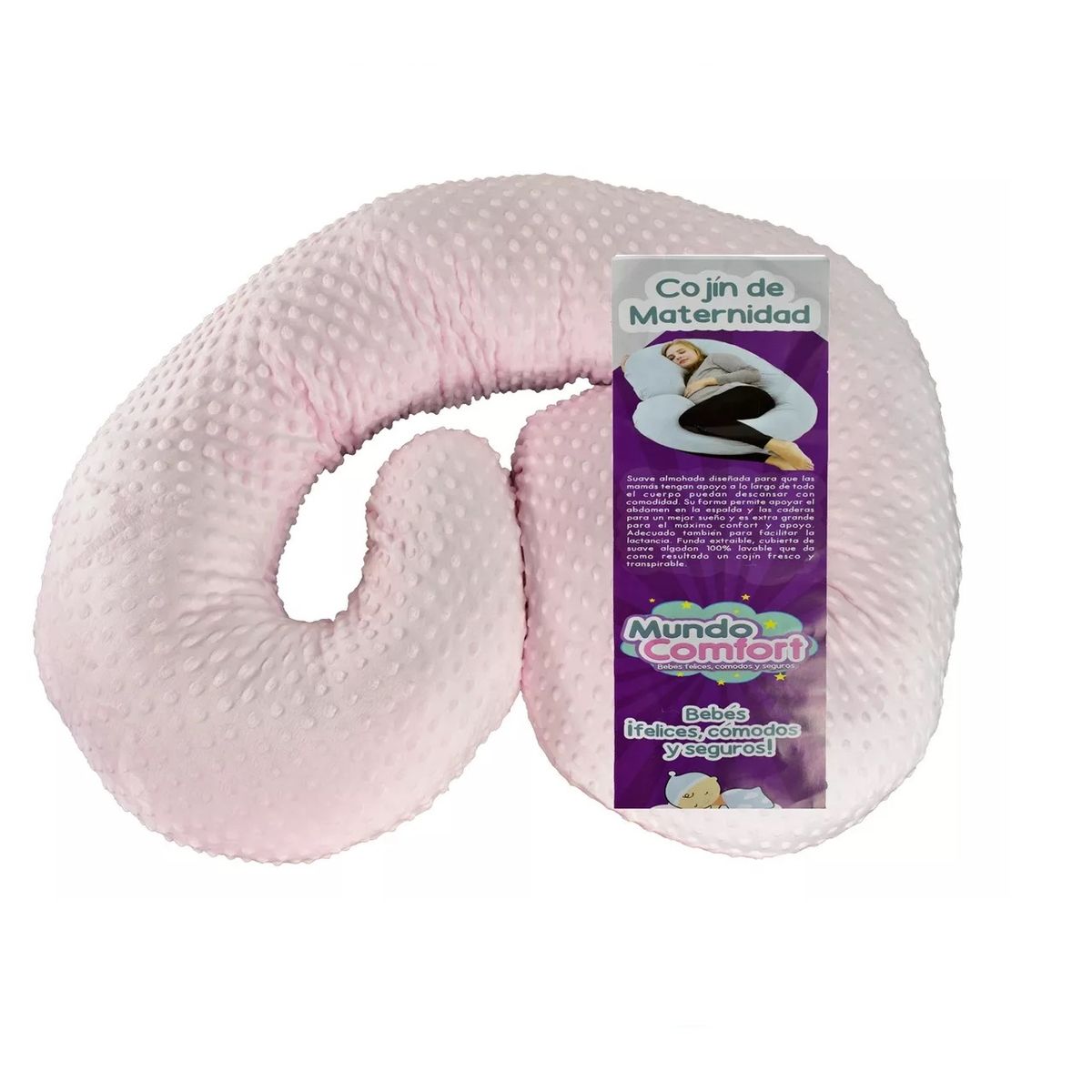 MUNDO BEBE - Almohada  cojín materna  para embarazo
