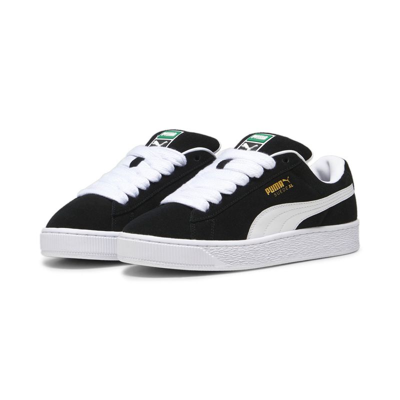 PUMA - Tenis Deportivos Suede Marca Original Puma Negro Hombre