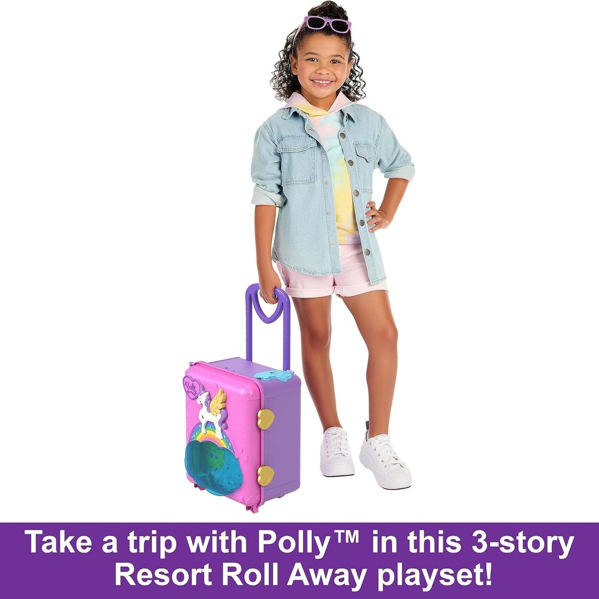 POLLY POCKET - Maleta de Viaje Polly Pocket con Muñecas