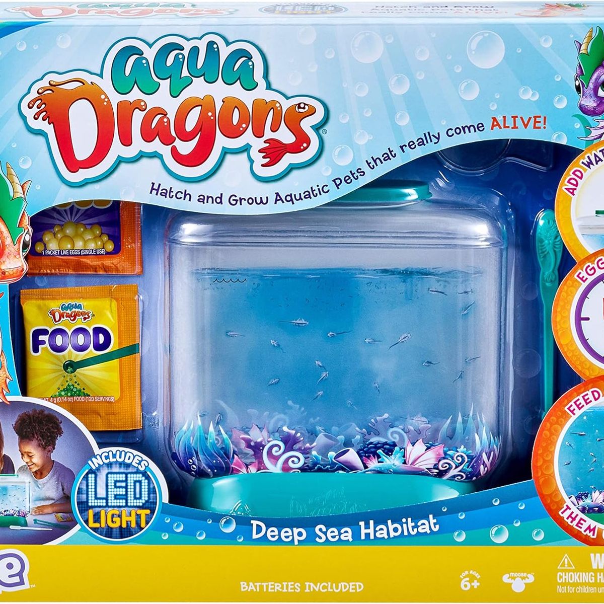 GENERICO - Juguete Hábitat De Mar Profundo Little Live Aqua Dragons