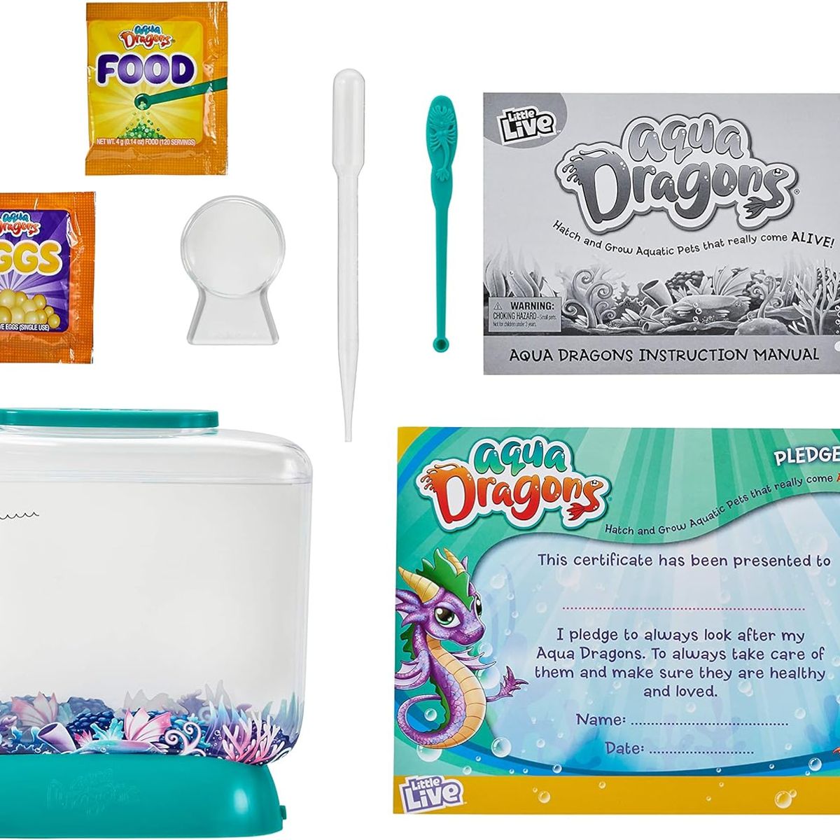 GENERICO - Juguete Hábitat De Mar Profundo Little Live Aqua Dragons