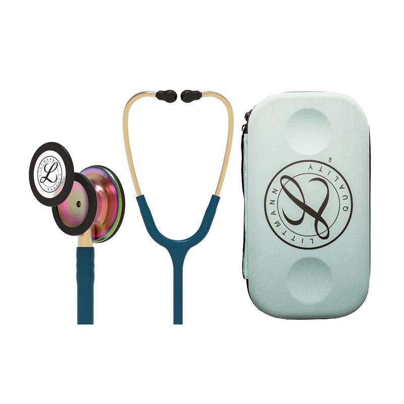 LITTMANN - Fonendoscopio Littmann Classic III Caribbean Rainbow 5807 + Estuche Rigido