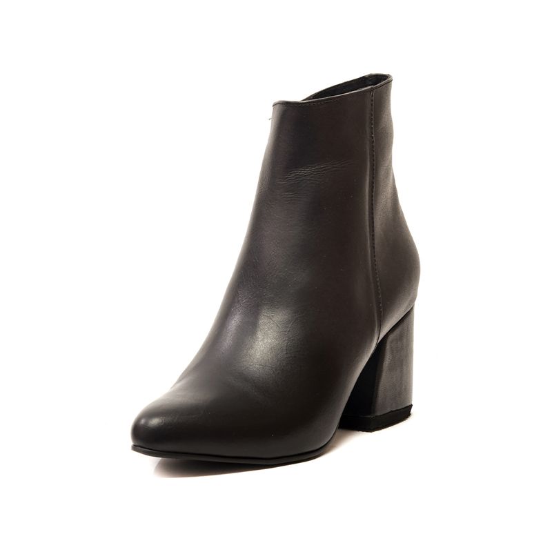 HERS - Botín Mujer -Cuero Negro Hers Zara