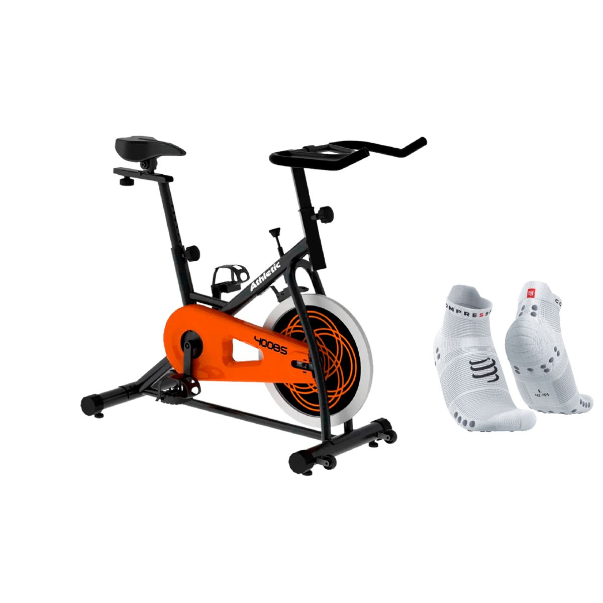 ATHLETIC - BICICLETA PROFESIONAL 400BS + MEDIAS RUNING XU00047B0100T3