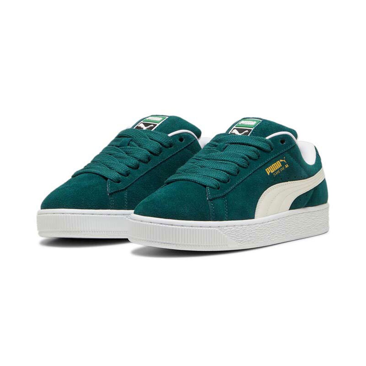 PUMA - Tenis Deportivos Suede Marca Original Puma Verde Hombre