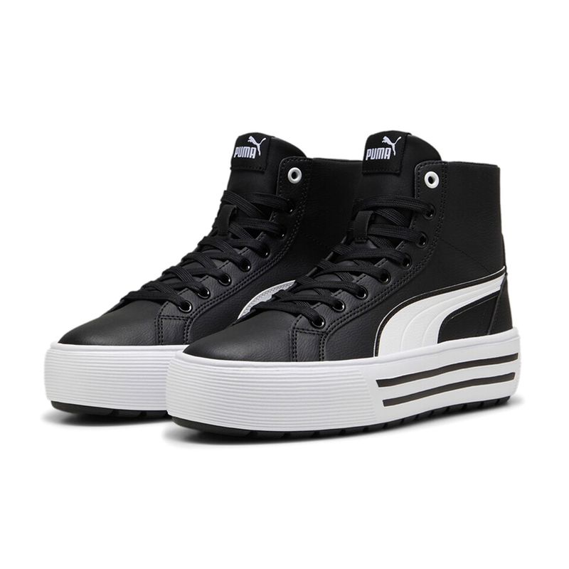 PUMA - Tenis Deportivos Kaia 20 Mid Marca Puma Original Negro Mujer