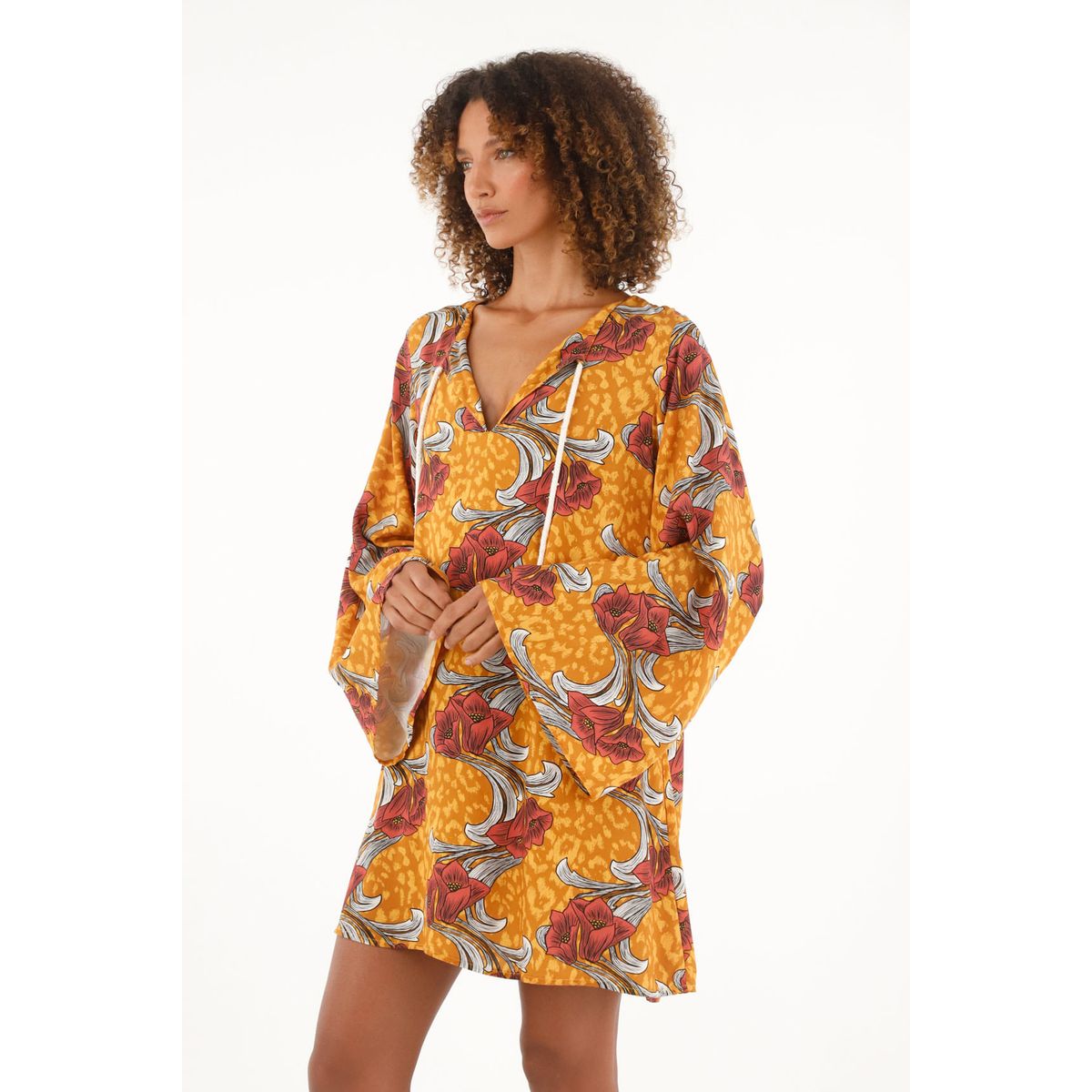 TENNIS - Vestido estampado corto para mujer