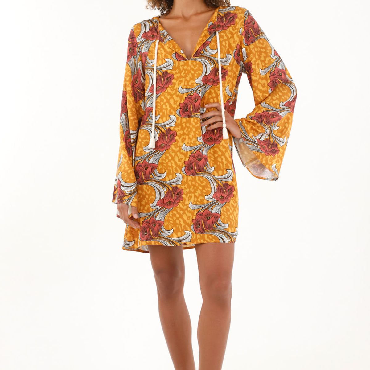 TENNIS - Vestido estampado corto para mujer