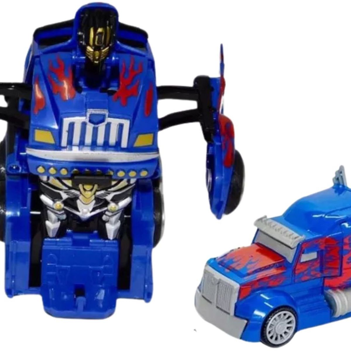 MAZUGI - Camion Transformable Robot De Impulso Juguete Optimus Prime