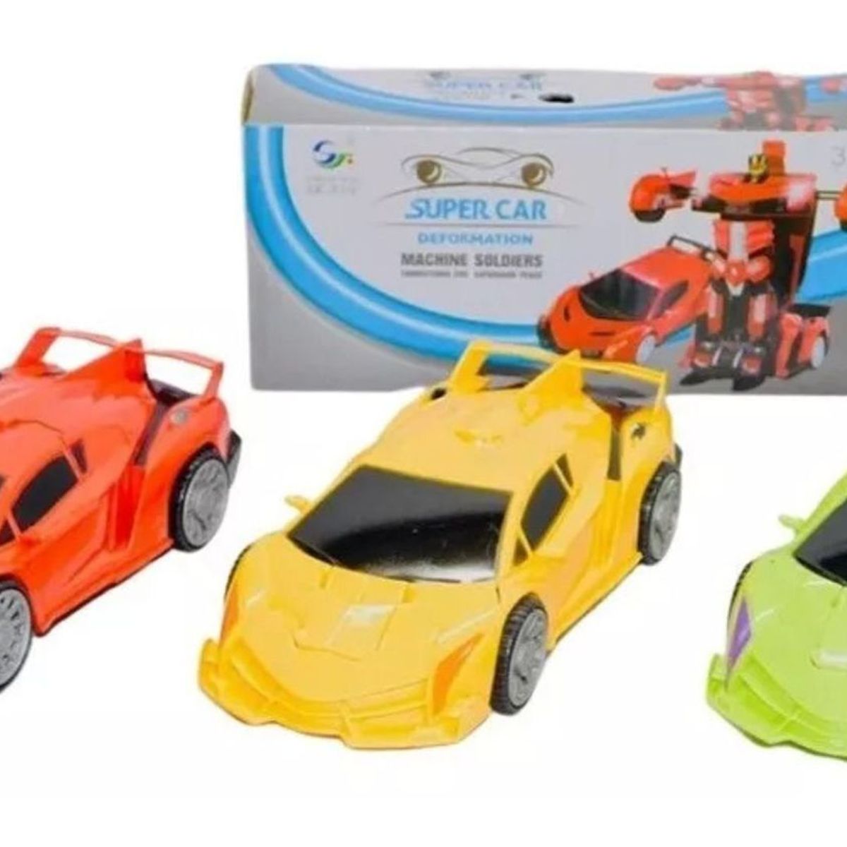MAZUGI - Carro Auto Transformable Robot Sonidos Movimiento Luces