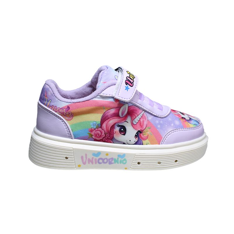 GENERICO - Tenis Genérico Con Luces Unicornio Para Niñas