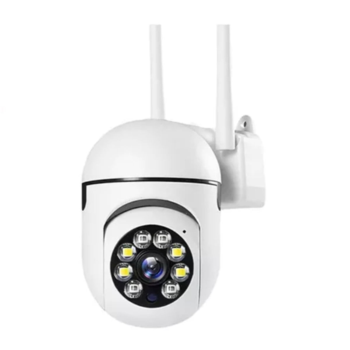 GENERICO - Camara de Seguridad IP 360° con 2 Antenas Conexion Wifi App V380