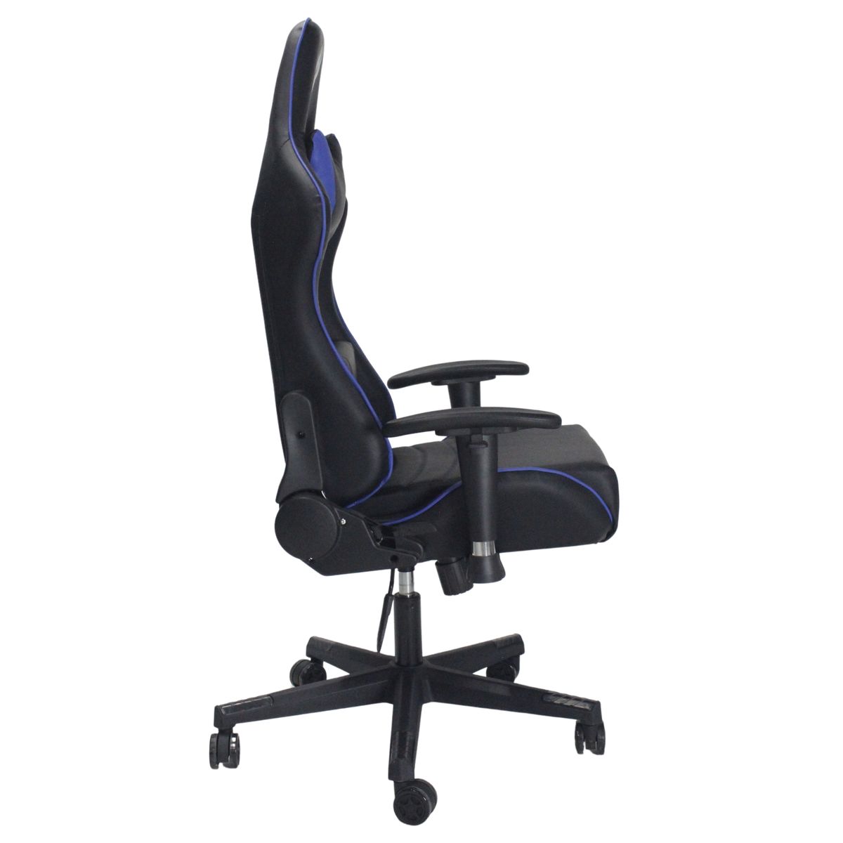 AKIVOY - Silla Gamer Nova Reclinable Giratoria Color  Azul Negro