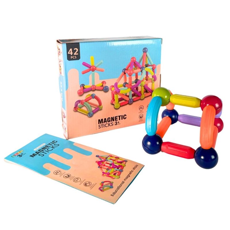 GENERICO - Bloques De Construcción Magnéticos Para Niños 42 Pcs