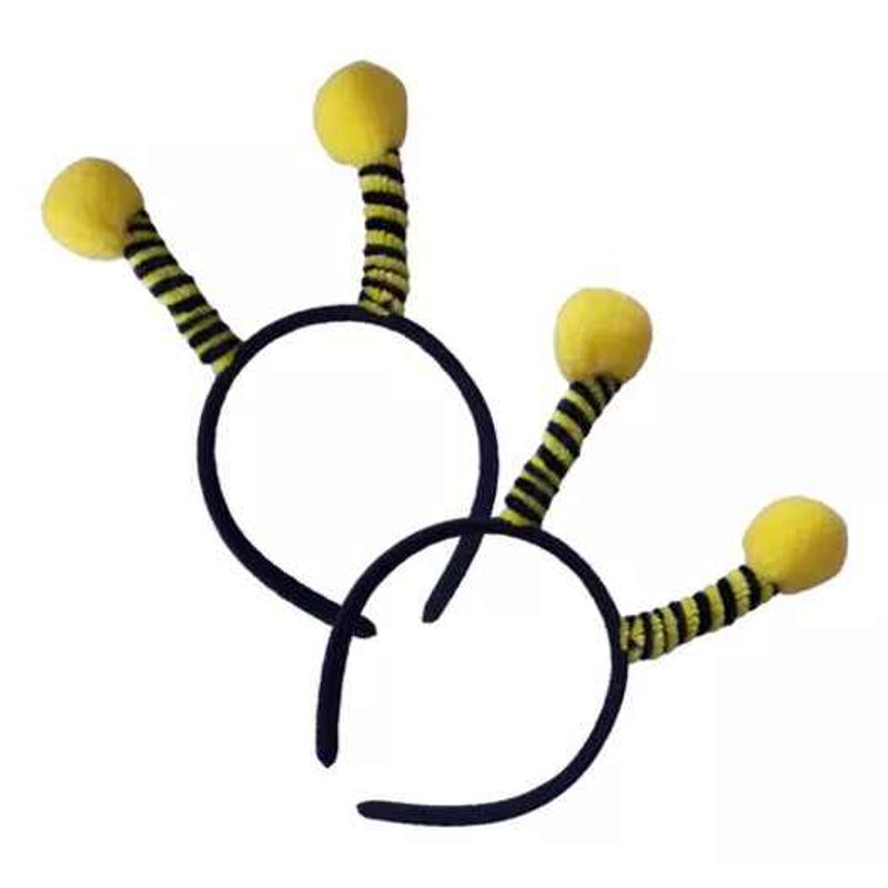 GENERICO - Set X2 Diademas Tiaras Abejita Disfraz Mariquitas Cintillos