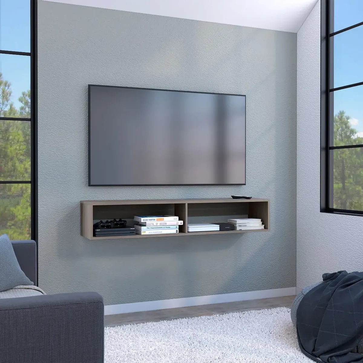 RTA MUEBLES - Rack TV Flotante Bardolino  RTA
