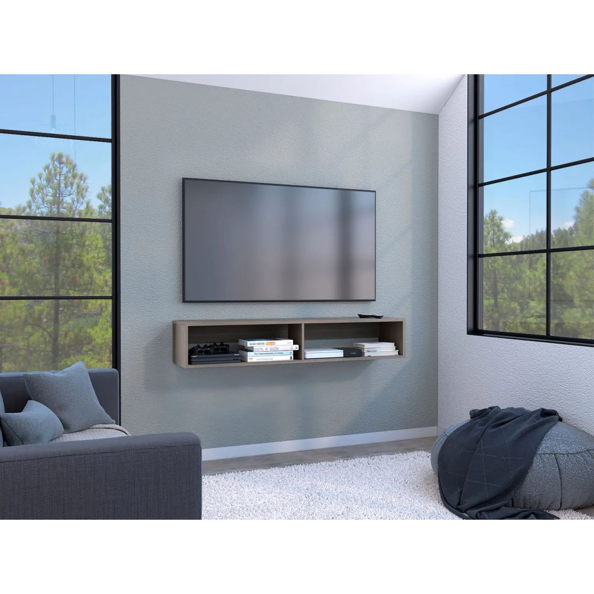 RTA MUEBLES - Rack TV Flotante Bardolino  RTA