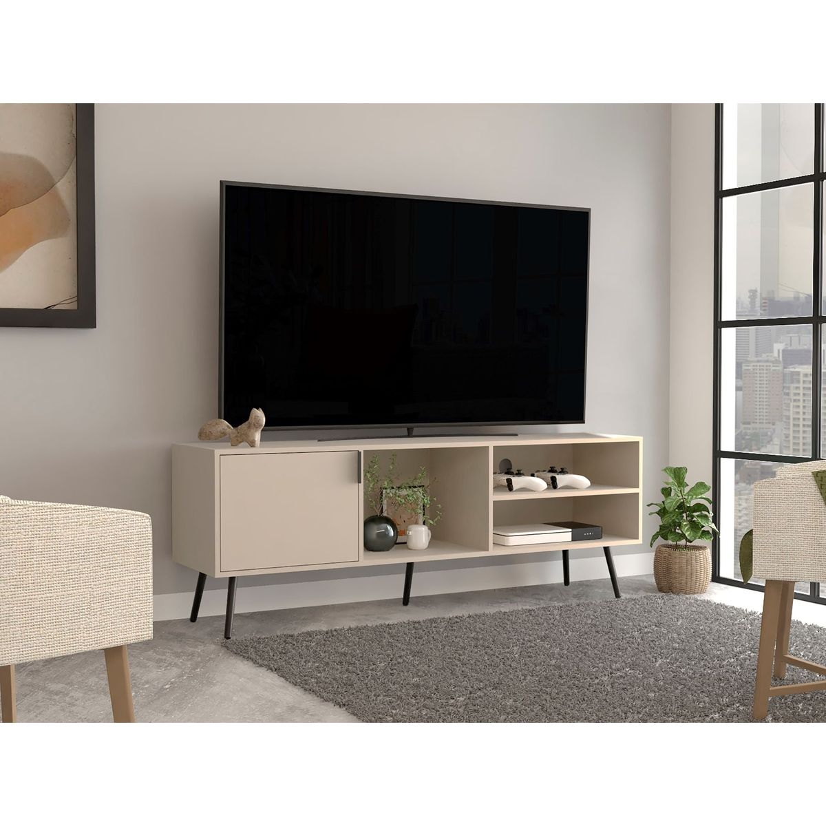 RTA MUEBLES - Rack para TV de 65 Vulcan Capri RTA