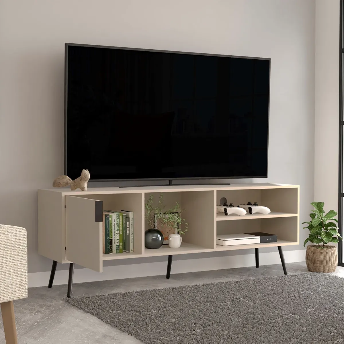 RTA MUEBLES - Rack para TV de 65 Vulcan Capri RTA