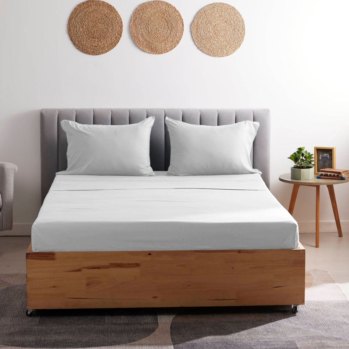 DISTRIHOGAR - Juego de Sábanas Plus (+) Bambú Sencillo