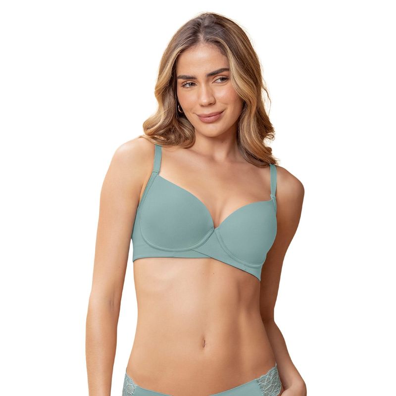 LEONISA - Leonisa Brasier de buen cubrimiento en escote y espalda