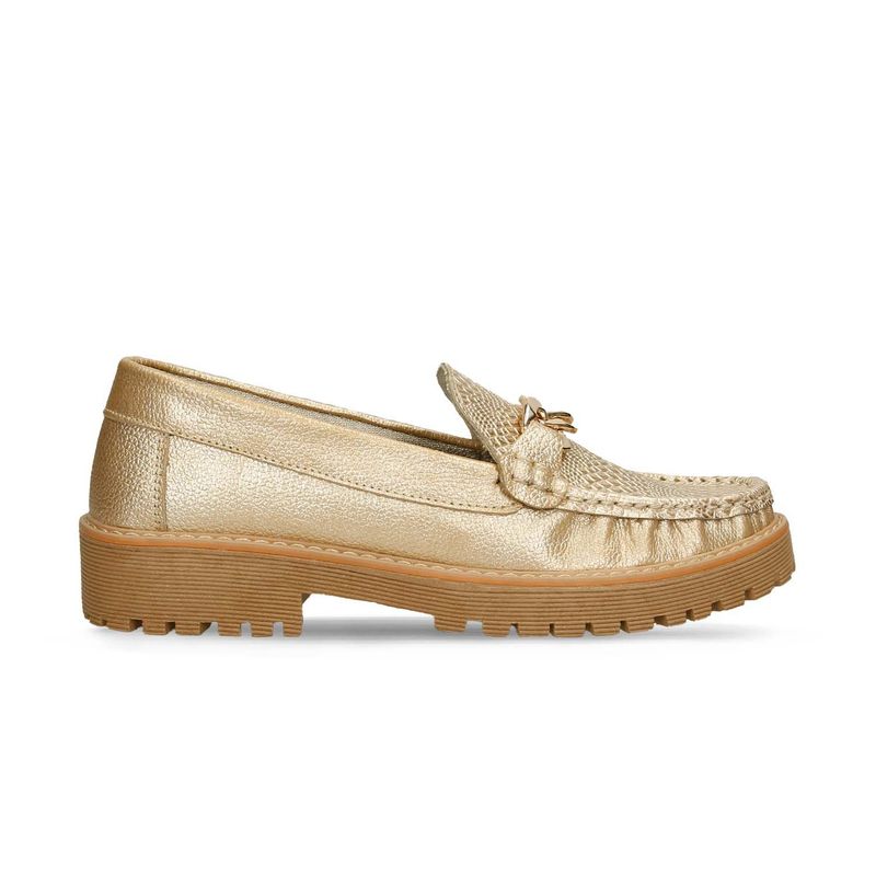 BATA - Mocasines Para Mujer Bata Champaña Ines