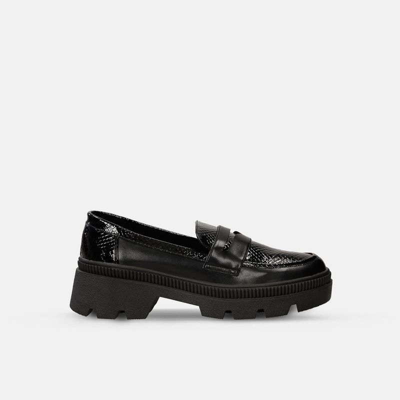 BATA - Mocasines Para Mujer Bata Negro Jefina