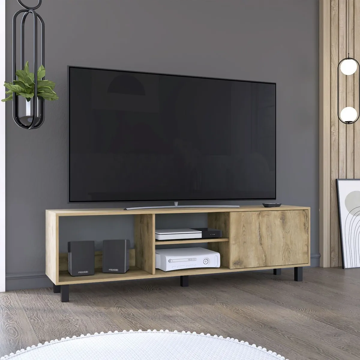 RTA MUEBLES - Rack para TV de 60 Tunez RTA