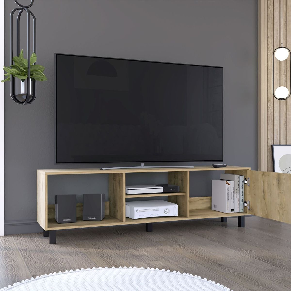 RTA MUEBLES - Rack para TV de 60 Tunez RTA