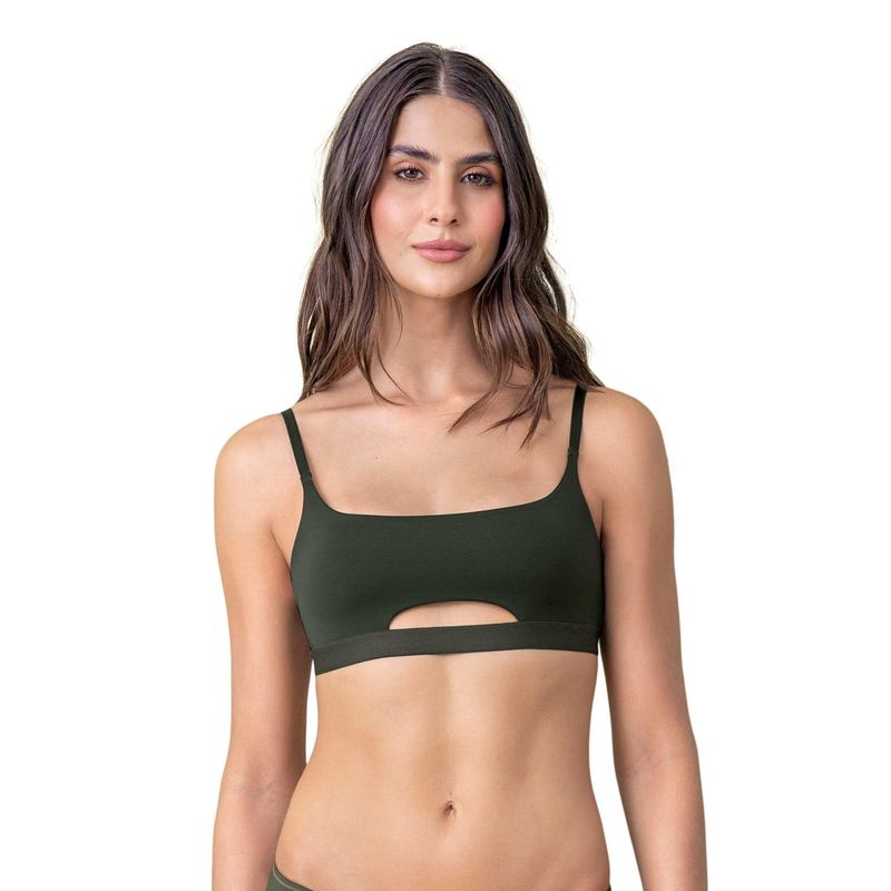 LEONISA - Leonisa Daily-Sexy Top con abertura frontal