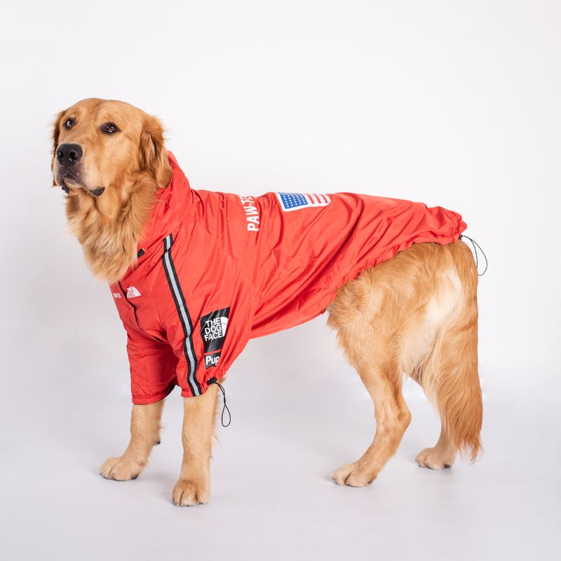 GENERICO - Chaqueta para perro Roja Talla 2XL