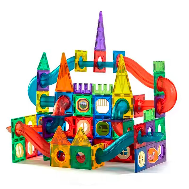 ENFANT'ASY - Juguete Construcción Imanes Bloques Fichas Magnéticas 188 Pc