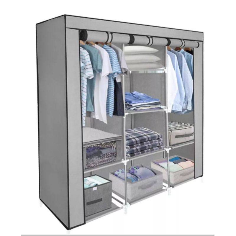 GENERICO - Organizador Closet Ropero Armable 3 Puertas Organizador Portatil