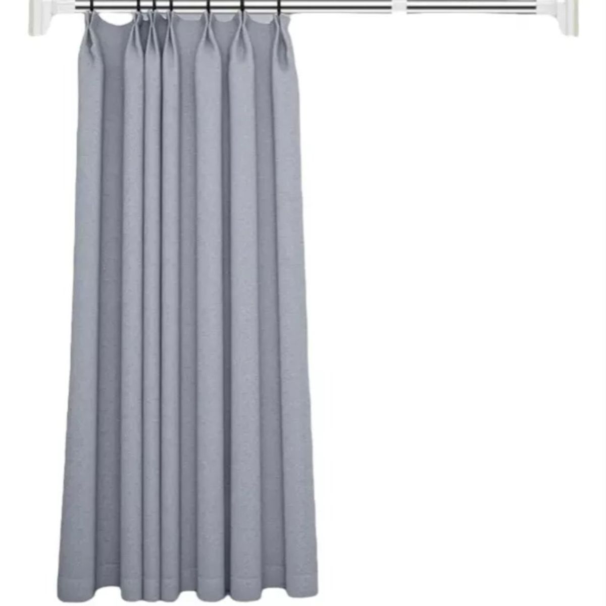 GENERICO - Tubo para ropa,cortina, barra expandible 90 cm -160 cm