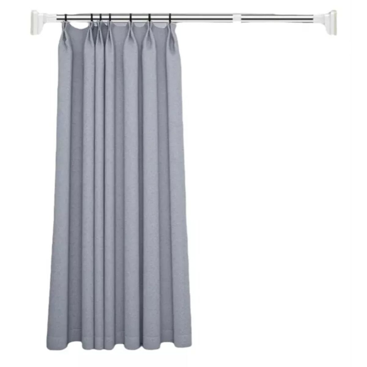 GENERICO - Tubo para ropa,cortina, barra expandible 90 cm -160 cm