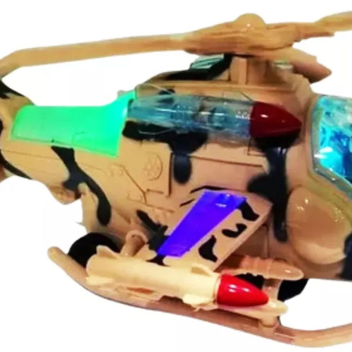 MAZUGI - Helicóptero Avion Luces Sonido Juguete Niños Regal Jy175b-1