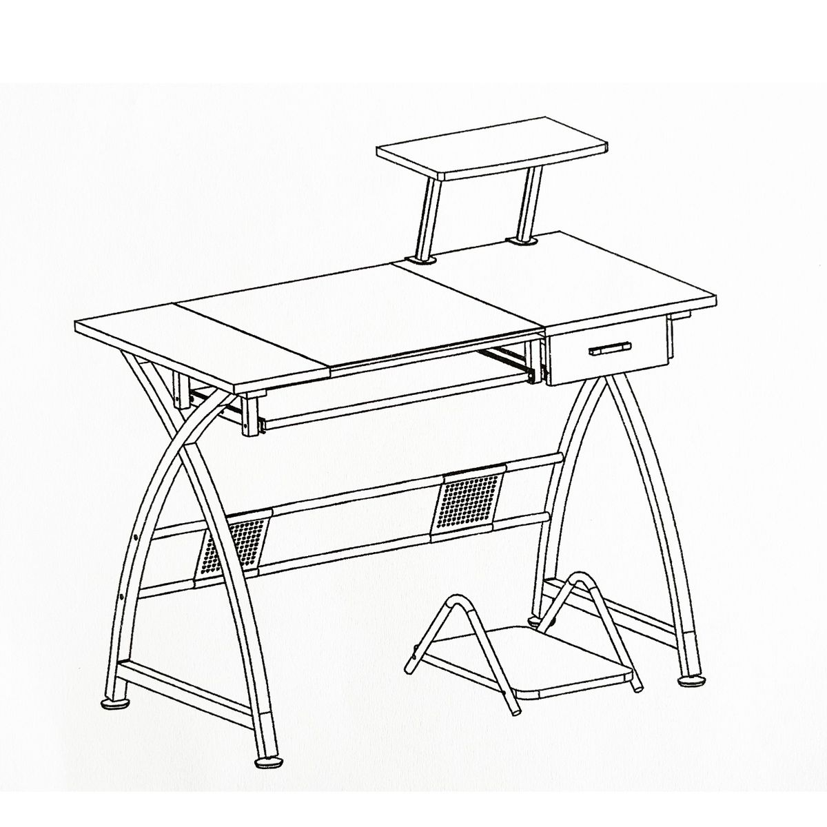 NOVA - MESA PUESTO DE COMPUTO RX 8335
