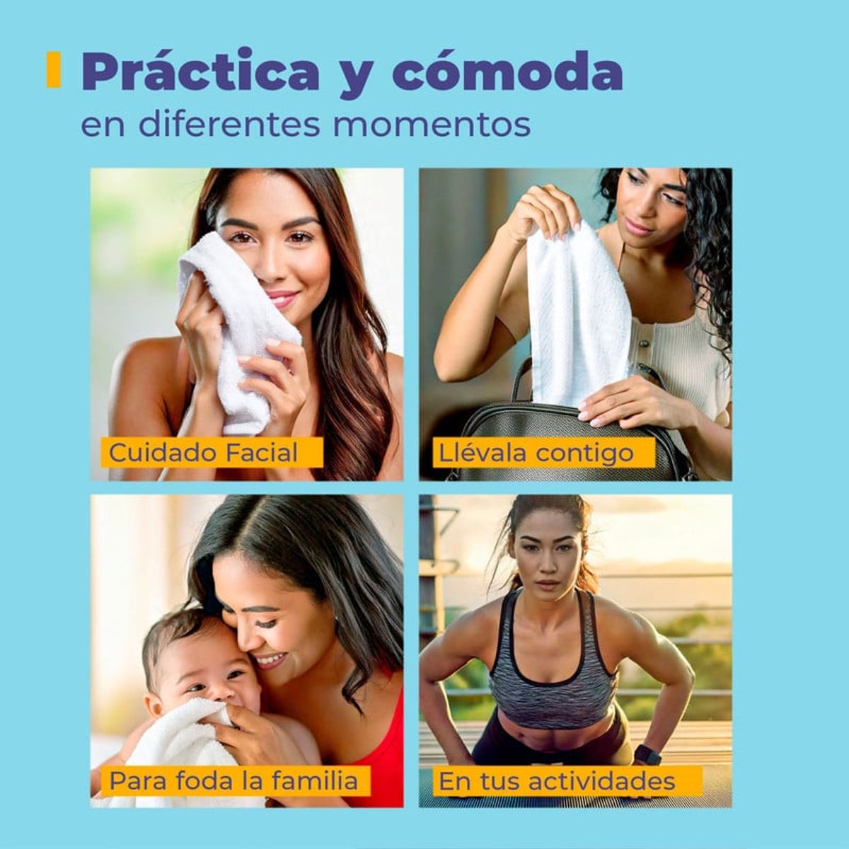 ENERGY PLUS - Toalla de Mano 100% Algodón Suavidad y Alta Absorción Gym